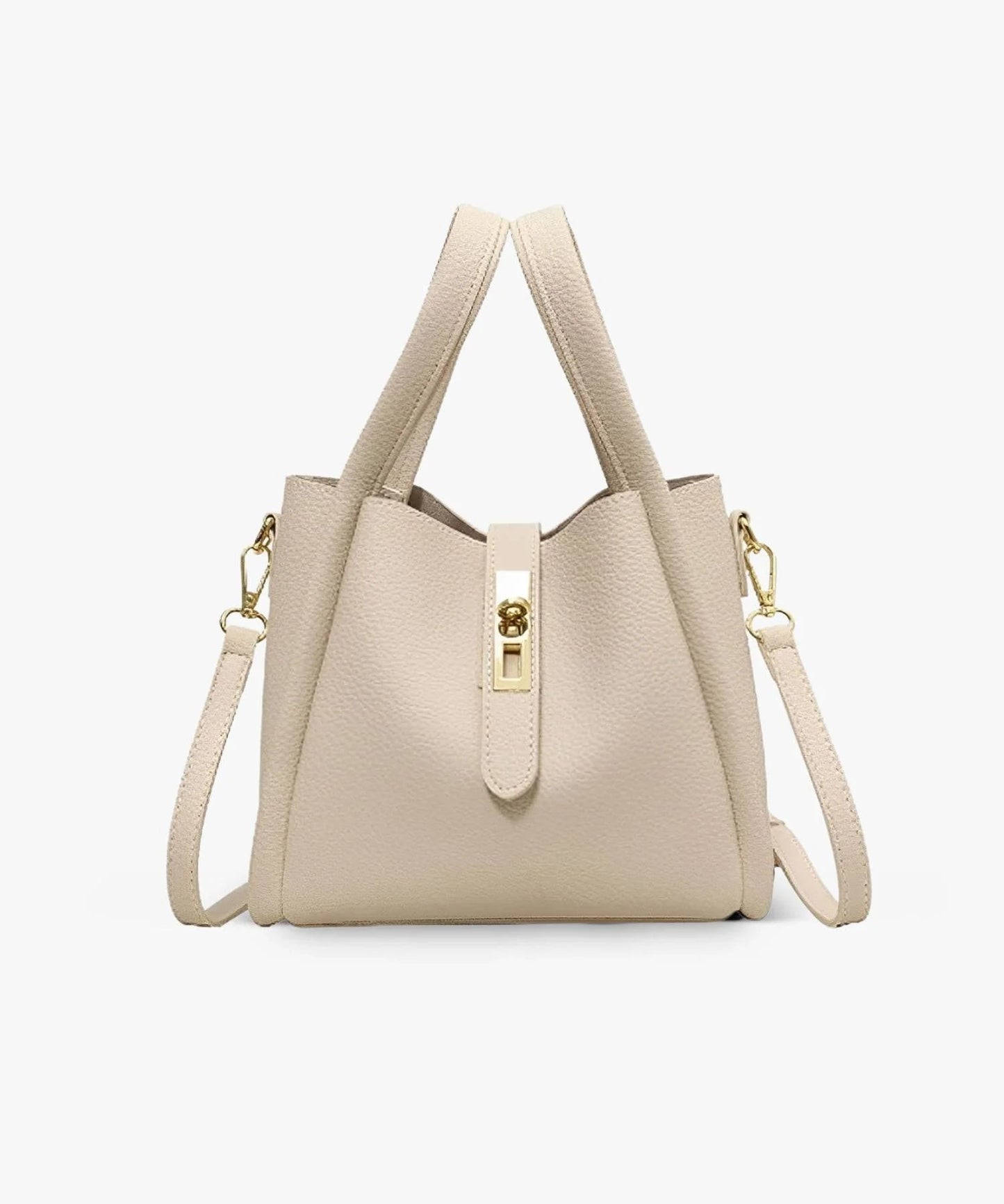 CARMELA SCHULTERTASCHE – ELEGANTE TASCHE MIT SCHLOSSDETAIL