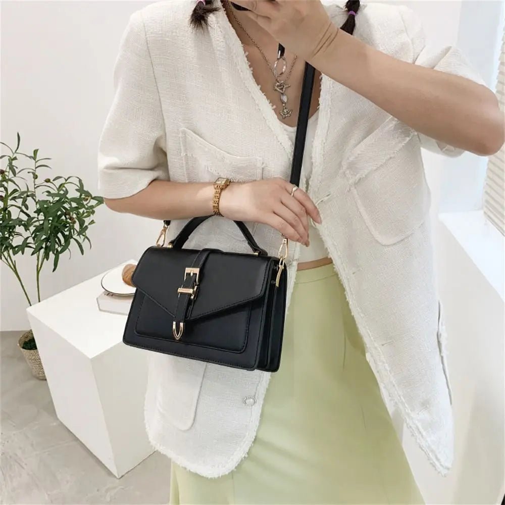 OLIVIA FLAP-TASCHE – KOMPAKTE LEDER-UMHÄNGETASCHE MIT KLAPPE