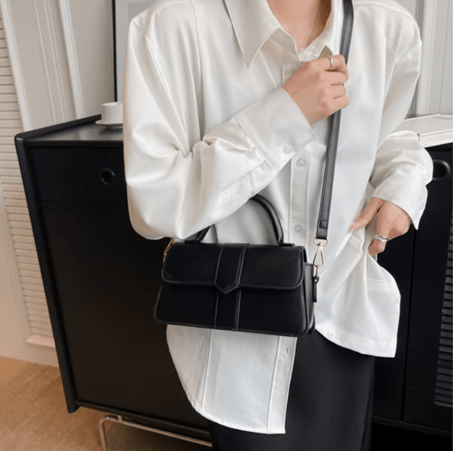 TISHA VINTAGE-SHOULDERBAG – KOMPAKTE RETRO-SCHULTERTASCHE MIT RIEMEN