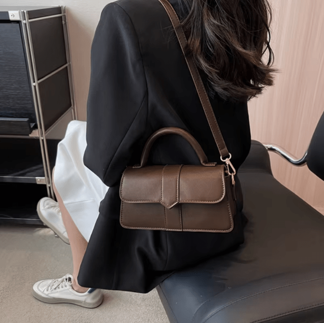 TISHA VINTAGE-SHOULDERBAG – KOMPAKTE RETRO-SCHULTERTASCHE MIT RIEMEN