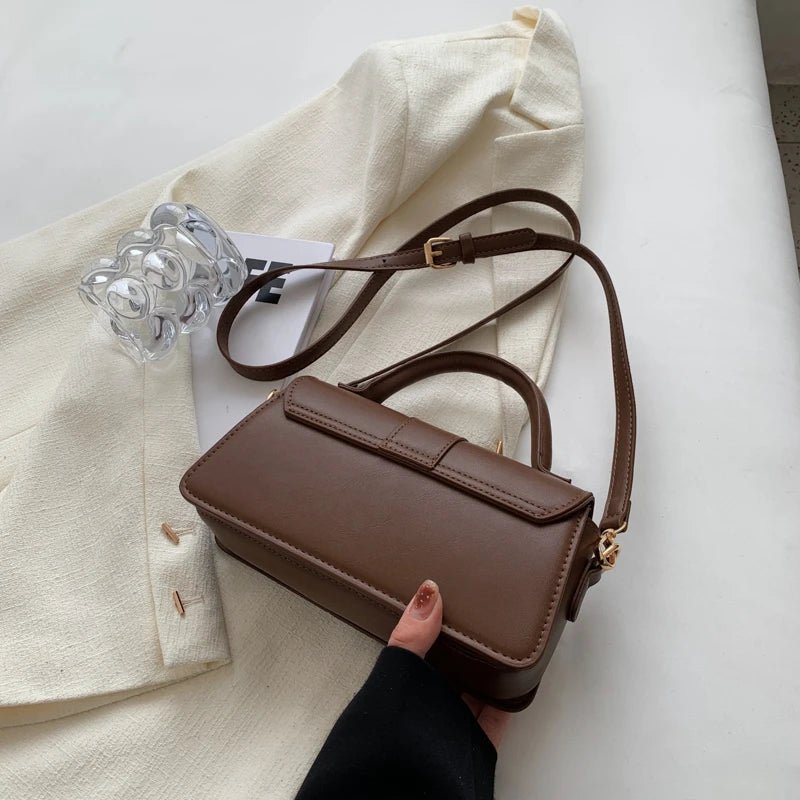 TISHA VINTAGE-SHOULDERBAG – KOMPAKTE RETRO-SCHULTERTASCHE MIT RIEMEN