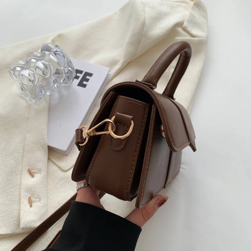 TISHA VINTAGE-SHOULDERBAG – KOMPAKTE RETRO-SCHULTERTASCHE MIT RIEMEN