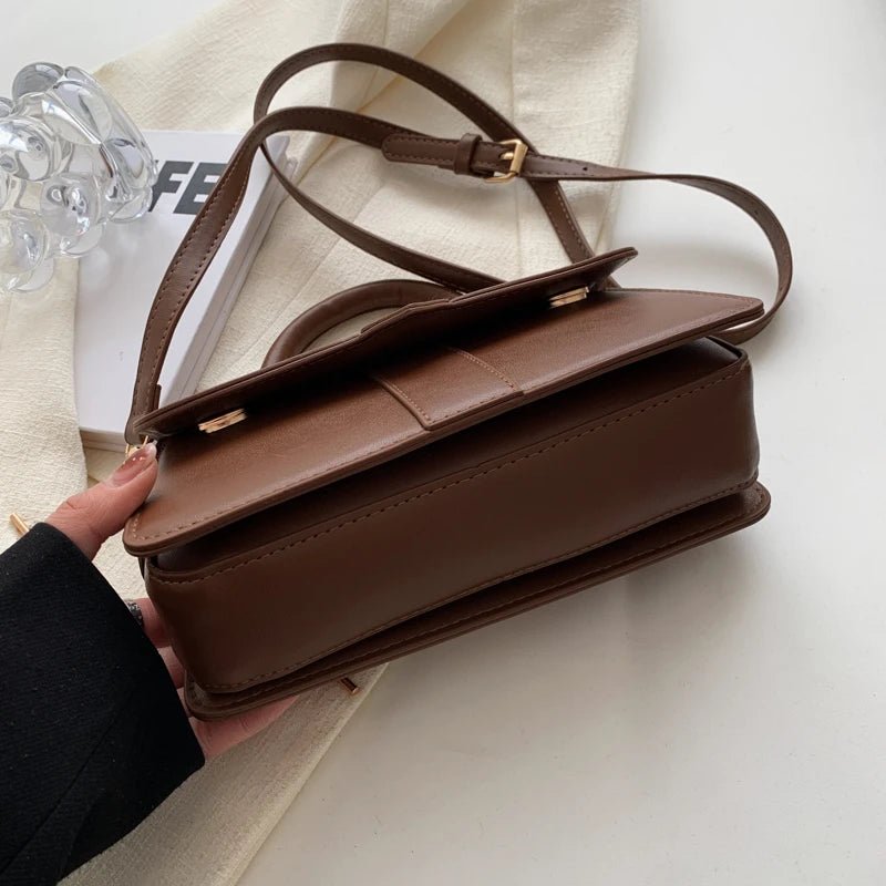 TISHA VINTAGE-SHOULDERBAG – KOMPAKTE RETRO-SCHULTERTASCHE MIT RIEMEN