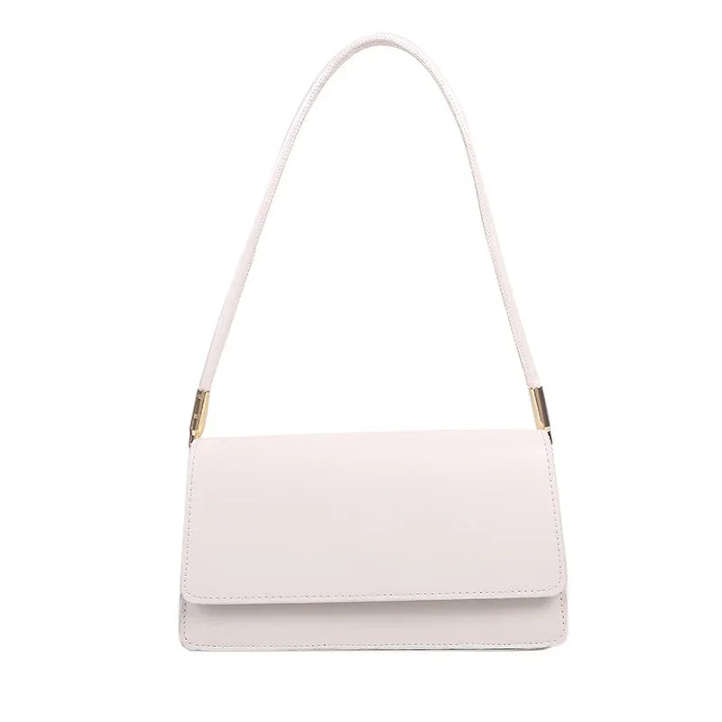 LIVIA UMHÄNGETASCHE – SHOULDER BAG MIT GOLDKETTE IN LILA, BEIGE & SCHWARZ
