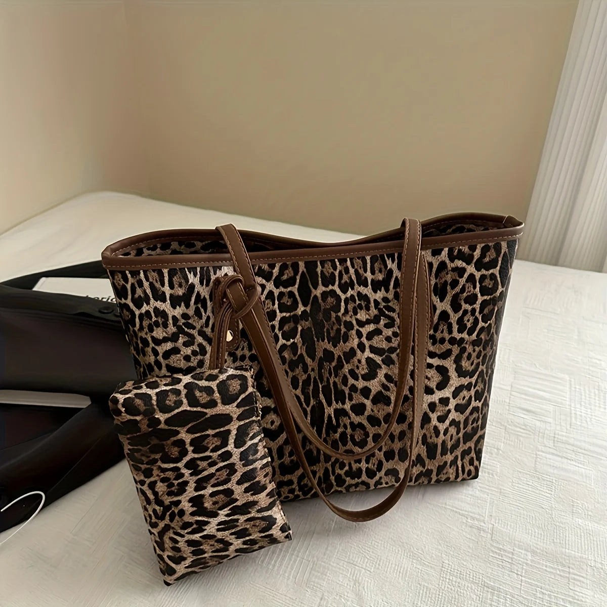 BARLETA SHOPPERTASCHE – LEOPRINT & KLEINE INNENTASCHE