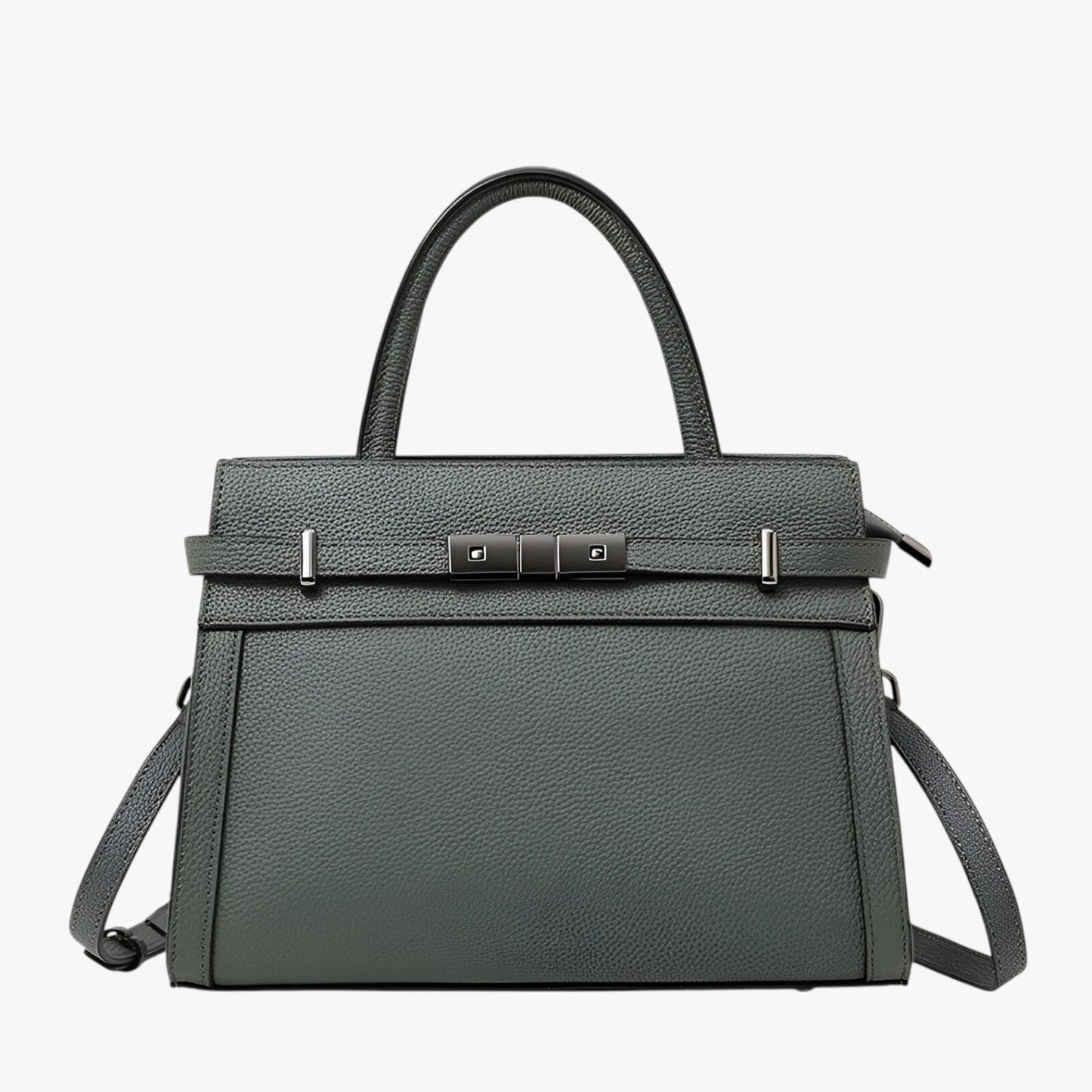 ZARIYA | SCHULTERTASCHE IM KLASSISCHEN LOOK MIT METALLDETAILS