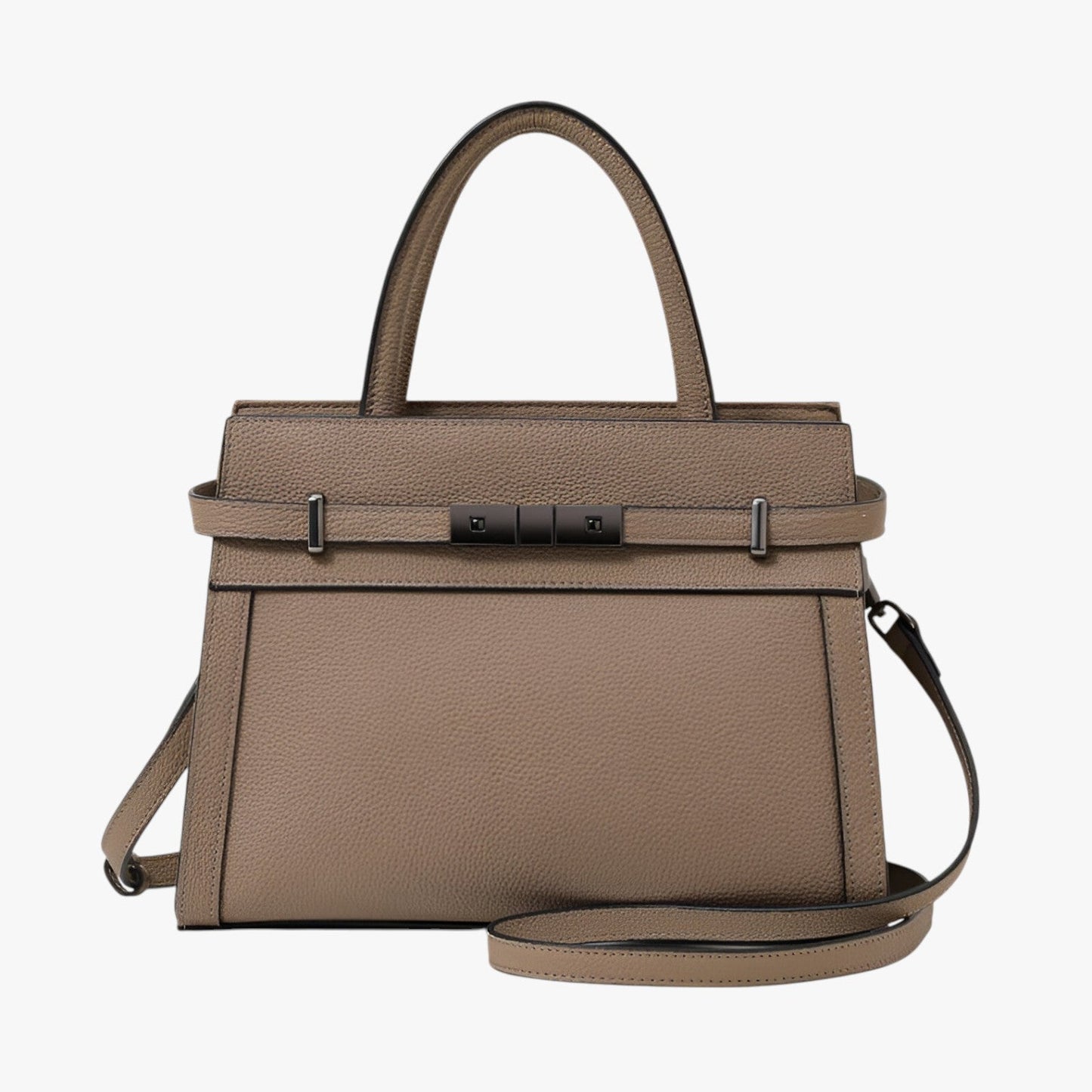 ZARIYA | SCHULTERTASCHE IM KLASSISCHEN LOOK MIT METALLDETAILS
