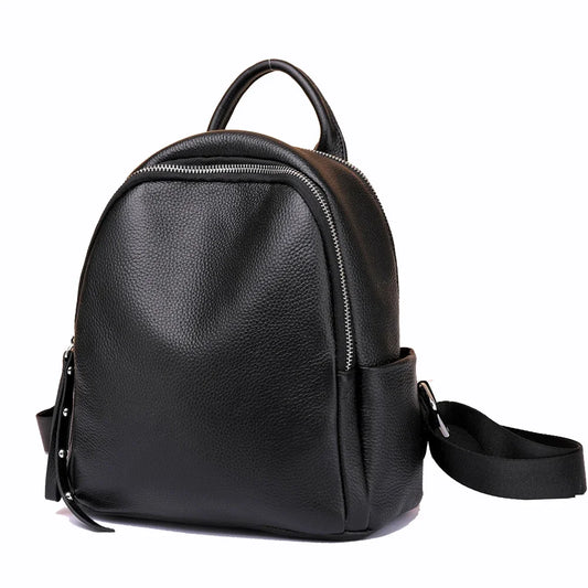 RAVEN MINI RUCKSACK AUS PU-LEDER IN SCHWARZ