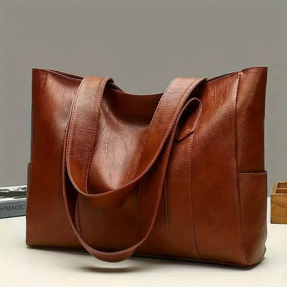 MAELYN SCHULTERTASCHE – KLASSISCHE CARRYALL AUS PU-LEDER
