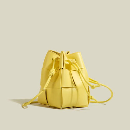 ANIKADEL BEUTELTASCHE – KOMPAKTER LEDER-BEUTEL MIT ZUGBAND & CROSSBODY-RIEMEN