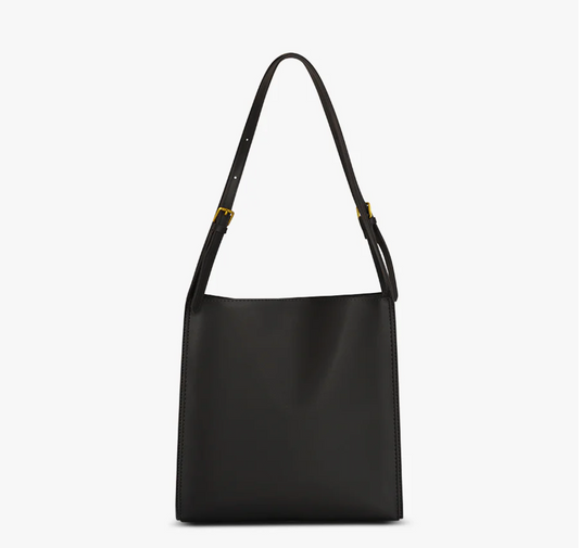 MAELI SCHULTERTASCHE – KLASSISCHE SHOPPER BAG MIT GOLDDETAILS