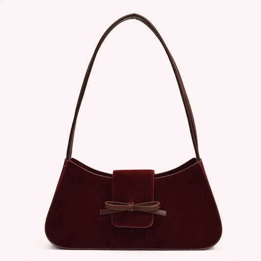 BOGER SAMT-HOBOBAG MIT SCHLEIFE
