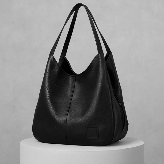 NAOKO MAXI-SCHULTERTASCHE – LEDERTASCHE MIT PLATZ & SOFTER FORM