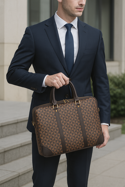MILANO LUXUS AKTENTASCHE AUS PU LEDER FÜR HERREN