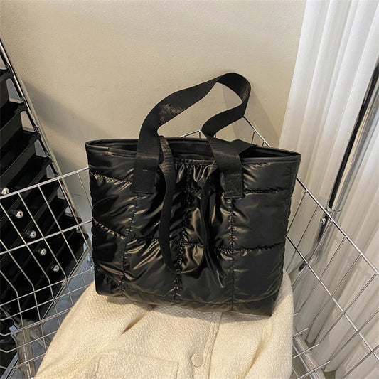 LAVINIA GESTEPPTE SHOPPER-TASCHE AUS BAUMWOLLE