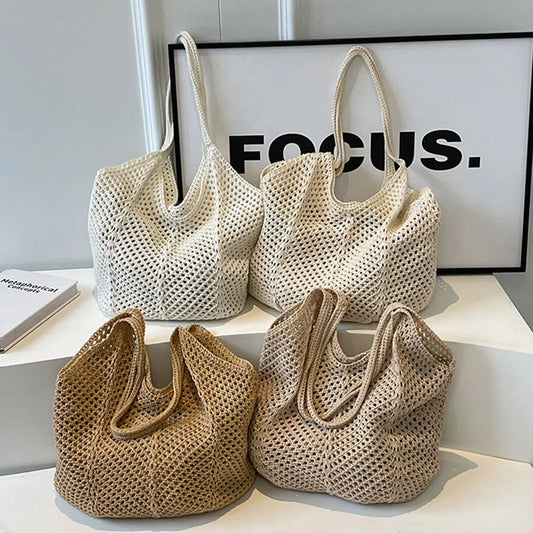 NOUVELLE HÄKELTASCHE – BOHO HOBO BAG FÜR SOMMER & STRAND