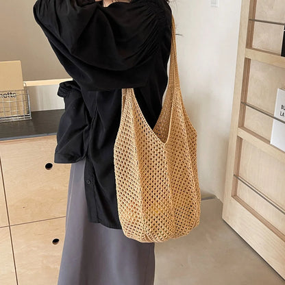 NOUVELLE HÄKELTASCHE – BOHO HOBO BAG FÜR SOMMER & STRAND