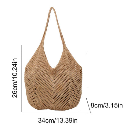 NOUVELLE HÄKELTASCHE – BOHO HOBO BAG FÜR SOMMER & STRAND