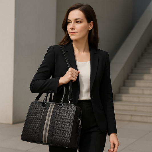 Gewebte Business Casual Aktentasche für Männer