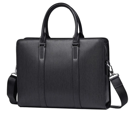 LUGANO LEDER-AKTENTASCHE MIT ZAHLENSCHLOSS – ELEGANT & SICHER