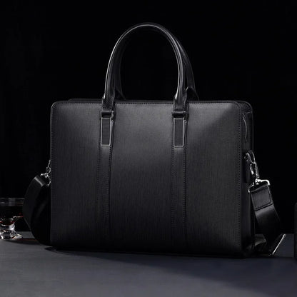 LUGANO LEDER-AKTENTASCHE MIT ZAHLENSCHLOSS – ELEGANT & SICHER