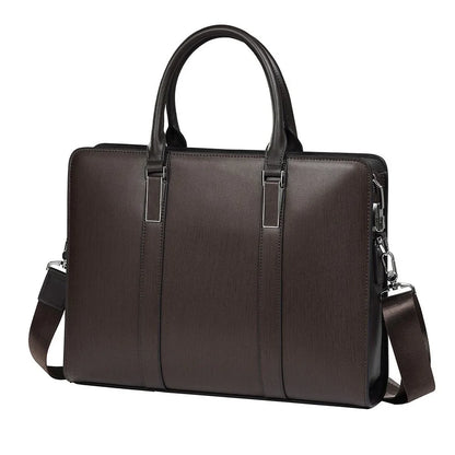 LUGANO LEDER-AKTENTASCHE MIT ZAHLENSCHLOSS – ELEGANT & SICHER