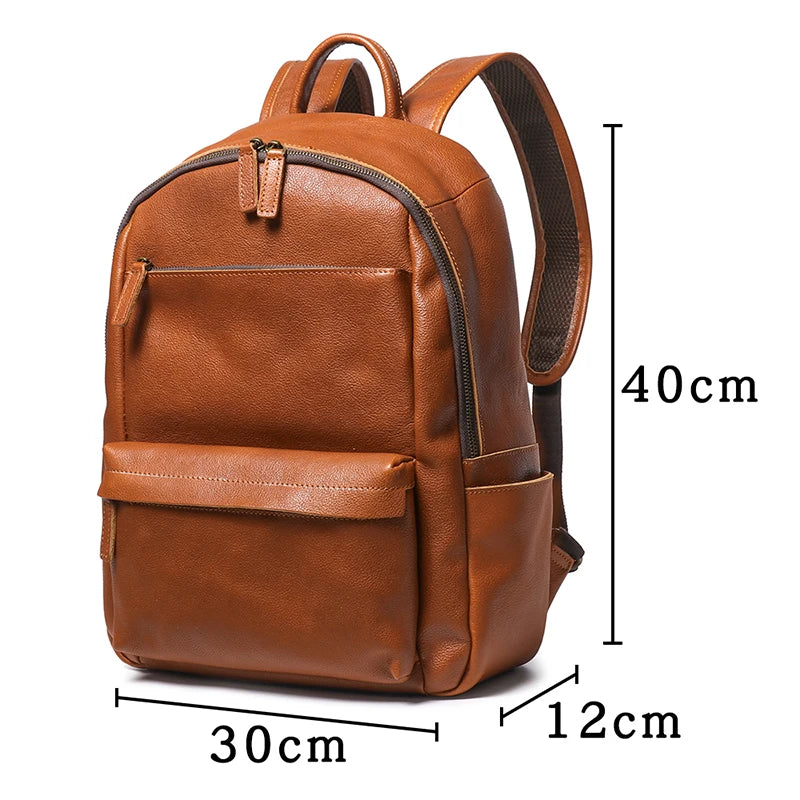 MENDOZA LAPTOPRUCKSACK – ELEGANTER HERREN-RUCKSACK AUS LEDEROPTIK