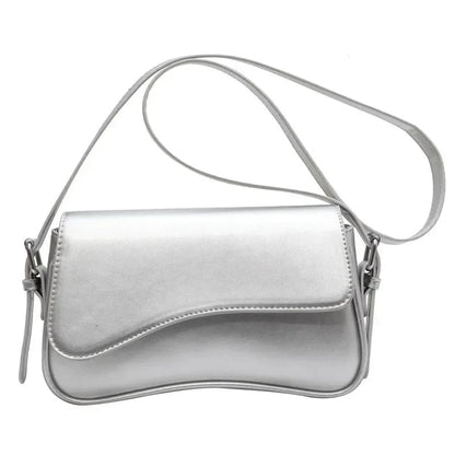 JUNEESA FLAP UMHÄNGETASCHE – VINTAGE-SCHULTERTASCHE MIT KLAPPVERSCHLUSS