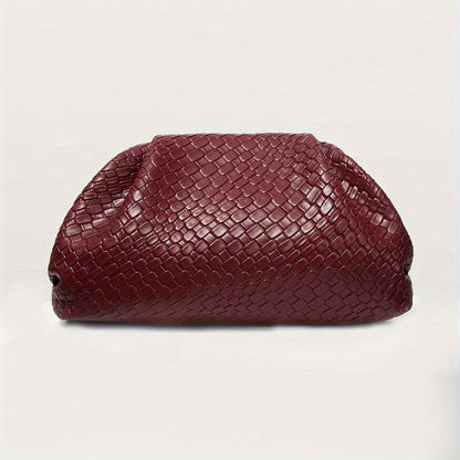 LORENA – GEFLOCHTENE CLUTCH AUS KUNSTLEDER