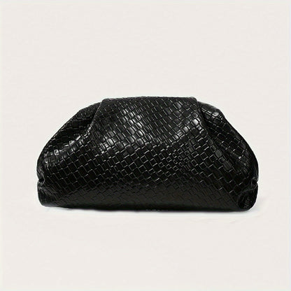 LORENA – GEFLOCHTENE CLUTCH AUS KUNSTLEDER