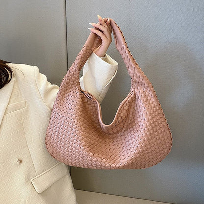 LAILA SCHULTERTASCHE – GEFLOCHTENE HOBOTASCHE AUS PU-LEDER
