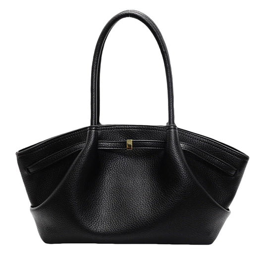 MOELLE SCHULTERTASCHE AUS PU-LEDER MIT LYCHÉE-MUSTER