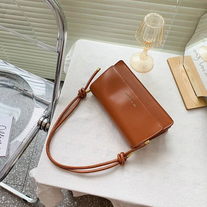MEIXIAOMEI UMHÄNGETASCHE – KLASSISCHE SHOULDER BAG IN CREME ODER BRAUN