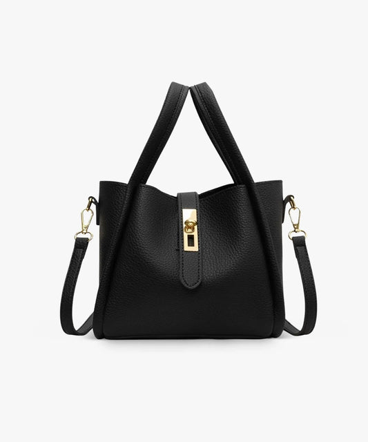 CARMELA SCHULTERTASCHE – ELEGANTE TASCHE MIT SCHLOSSDETAIL