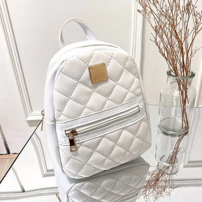 NOUVELLE SCHULTERTASCHE – STEPP-RUCKSACK FÜR DAMEN MIT GOLDDETAILS