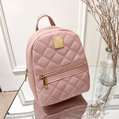 NOUVELLE SCHULTERTASCHE – STEPP-RUCKSACK FÜR DAMEN MIT GOLDDETAILS