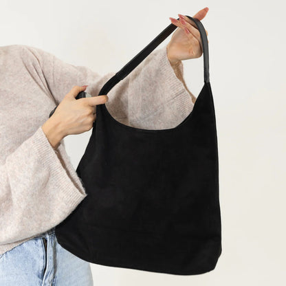 FAYOLA SCHULTERTASCHE – SOFTES WILDLEDER-LOOK & CASUAL CHIC
