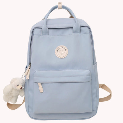 MAELI SCHULRUCKSACK – GROßES FASSUNGSVOLUMEN MIT PLÜSCHANHÄNGER