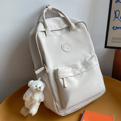 MAELI SCHULRUCKSACK – GROßES FASSUNGSVOLUMEN MIT PLÜSCHANHÄNGER