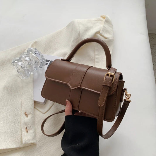 TISHA VINTAGE-SHOULDERBAG – KOMPAKTE RETRO-SCHULTERTASCHE MIT RIEMEN