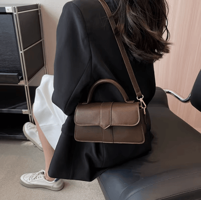 TISHA VINTAGE-SHOULDERBAG – KOMPAKTE RETRO-SCHULTERTASCHE MIT RIEMEN