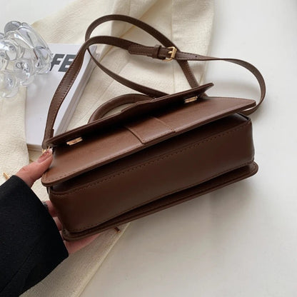 TISHA VINTAGE-SHOULDERBAG – KOMPAKTE RETRO-SCHULTERTASCHE MIT RIEMEN