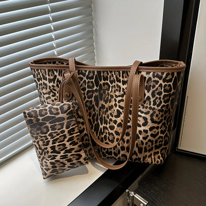 BARLETA SHOPPERTASCHE – LEOPRINT & KLEINE INNENTASCHE