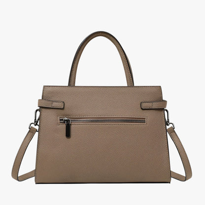 ZARIYA | SCHULTERTASCHE IM KLASSISCHEN LOOK MIT METALLDETAILS